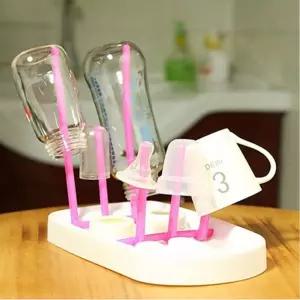 휴대용 컴팩트 젖병건조대 젖병 젖꼭지 컵 건조 거치대 넓이조정