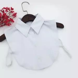 탈부착 넥카라 케이프 페이크칼라 목카라 면접 패션 아이템정장 탈목 레이스장식 기본 타이 디자인 악세사