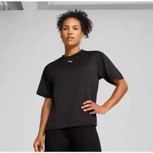 [NS홈쇼핑]푸마(PUMA) 여성 태드 에센셜 릴랙스 러닝 티 52713901/블랙[35713462]