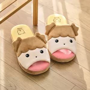 마루는강쥐 패브릭 슬리퍼 (신) 거실화 사무실 여성 남성 공용 거실 실내 캐릭터 귀여운 실내화