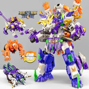 로봇 변신 피규어글로리 얼라이언스 6 변신 결합 액션 피규어 메카 장난감 차량