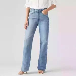 리바이스 여성 립케이지 와이드 레그데님팬츠 연청 와이드팬츠 A6081-0020