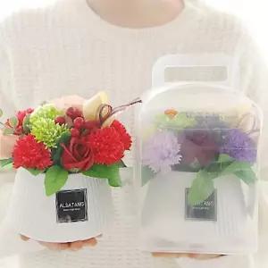 시그니쳐 비누꽃 카네이션화분 핸드메이드 부모님 카네이션 화분 (대) 선물 어버이날 스승의날 도자기