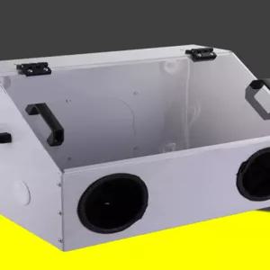 분진 집진기 핸드피스 작업대 아크릴 공방 방진 트럼펫 더스트 박스