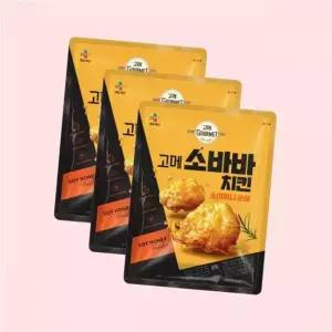 고메 CJ 소바바치킨 소이허니 순살 375g x3개 4524859