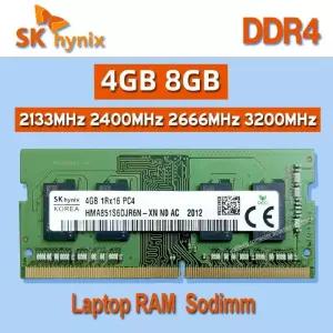SK 하이닉스 RAM DDR4 노트북  4GB 8GB 2133MHz 2400MHz 2666MHz 3200MHz 1Rx16 1RX8 2Rx8 PC4 2133P 2400T