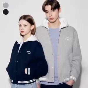 백화점 게스 진 남여공용 후디 디테쳐블 바시티점퍼 MP1W9880