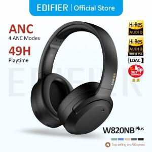 Edifier W820NB Plus 고해상도 무선 소음 차단 헤드폰, -43dB ANC, LDAC 코덱, 220g의 가벼운 오버이어 49