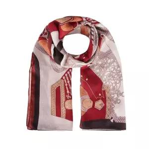 [크로커다일레이디]럭셔리 그래픽 실크 스카프 CLDWF1105_P409118817