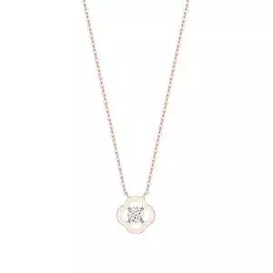 CLOVIA 10K 랩그로운 다이아몬드 목걸이 (JJCLNL6B2161R0420)