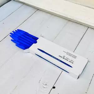 모나미 플러스펜 수성펜 파랑12p