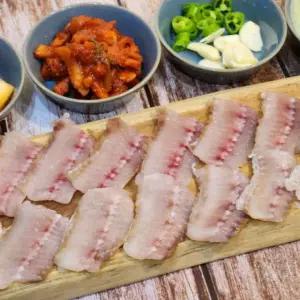 자연가득 흑산도 전통 홍어 500g 홍어애 100g 내외