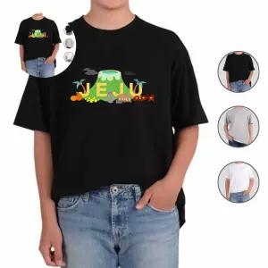 (제스트)아토가토 제주 여행 티셔츠 남자 제주도 한라산