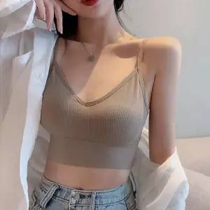 여자 CY143483 X끈 캡내장 트렌드 골지 브라탑 데일리 이너 끈