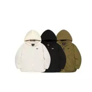[LEE]레귤러핏 다이아퀼팅 후드 패딩 점퍼 LK2403JU07 721353