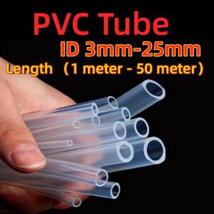 ID 3-30mm PVC 정원용 물 호스 투명 플라스틱 파이프 오토바이 연료 튜브 연료 배출 에어컨 펌프 수족관 물
