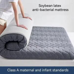 소이 라텍스 항균 매트리스 쿠션 홈 침실 다다미 이불 학생 기숙사 싱글 더블 매트리스 토퍼 슬리핑 패드