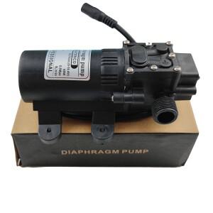 DC12V 60W 5L/Min 농업 전기 워터 펌프 120PSI 고압 부스터 다이어프램 물 분무기 세차 12V 어댑터