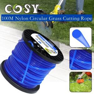 100Mx1.6/2.4/2.7/3.0/4.0mm 1 롤 나일론 트리머 라인 브러시 커터 스트리머 로프 잔디 깎는 기계 브러시