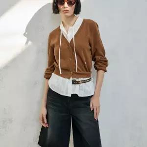 [롯데백화점]쥬크 레이어드 블라우스 가디건 Z261KSL006