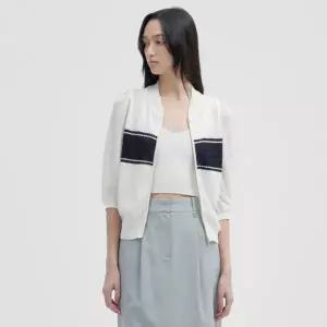 [롯데백화점]쥬크 배색 포인트 집업 가디건 (Z252KSL022)