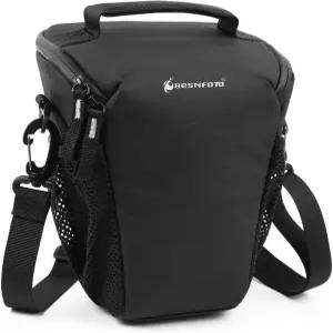 Besnfoto 소형 카메라 가방 사진 크로스바디 어깨 케이스 방수 허리 패니 팩 삼각형 디자인 DSLR SLR