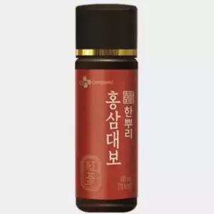 잘팔아 홍삼음료수 CJ제일제당 한뿌리 홍삼대보 100ML x10병