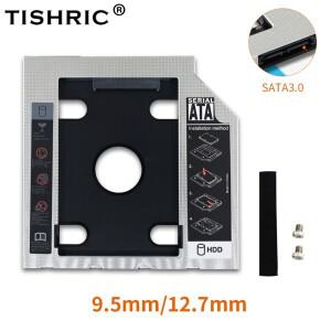 TISHRIC 2nd Hdd 캐디 SSD SATA 3.0 하드 디스크 인클로저 optibay 2.5 어댑터 노트북 CD DVD 광학 베이 용