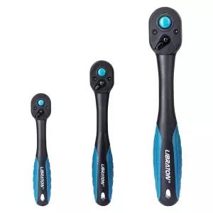 전동라쳇 충전식 임팩 드릴 LIBRATON 72 치아 래칫 렌치 퀵 릴리스 핸들 가역 1/4 3/8 1/2 드라이브 자동