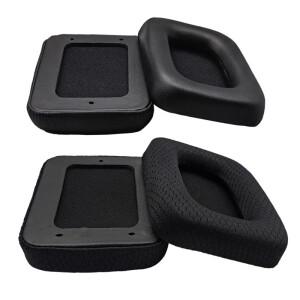 하만 카돈 BT 오버이어 헤드폰용 교체용 이어패드 자석 부착 단백질 가죽 메모리 폼