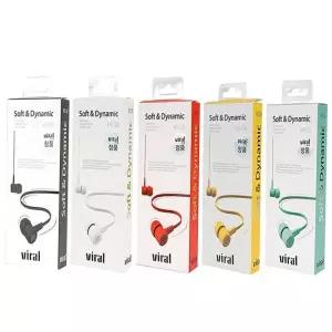 칼국수이어폰 Viral 줄꼬임방지 스마트폰 다양한호환성 VE-20