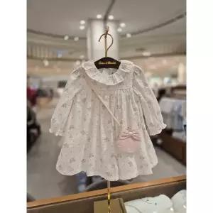 [쇼콜라](강남점)백일 돌선물 릴리플라워가방원피스 (TTOMOE072)