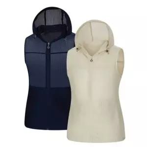 [콜핑](마산점)KVV7175W 여성 봄/여름 전체 메쉬 후드 일체형 조끼