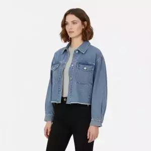 [매장 정품] 써스데이아일랜드 Thursday Island 레빗 자수 데님 자켓