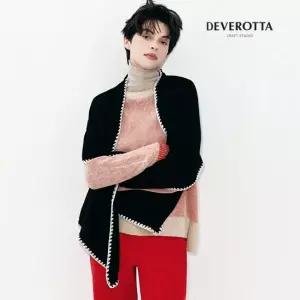 25FW 캐시미어100 엠브로이드 머플러