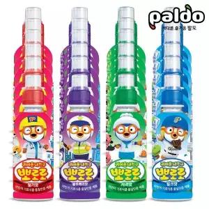 팔도 뽀로로 딸기 235ml 6개+밀크 6개+블루베리 6개+ 사과 6개(24개)