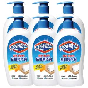유한락스 도마행주용 행주락스 500ml 6개
