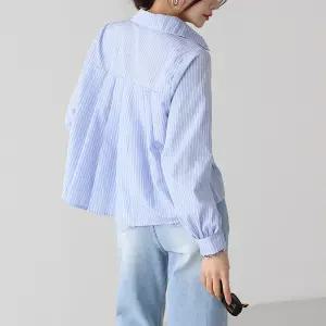 [피핀] 백 플리츠 로맨틱 셔츠 #49880