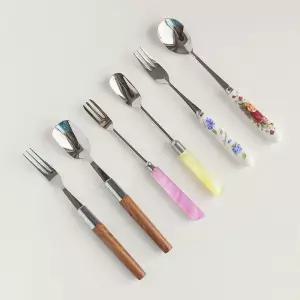 스텐27종 티스푼 과일포크 모음전 홈카페용품 스푼 포크 수저 홈카페