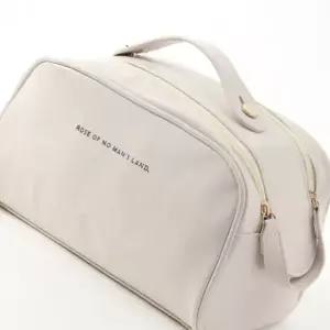 아이보리 메이크업 파우치 대용량 빅오픈 화장품 보관 단체 선물용