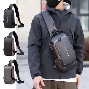 남성용 여권 케이스 여행용 크로스 숄더백 레저용 가방