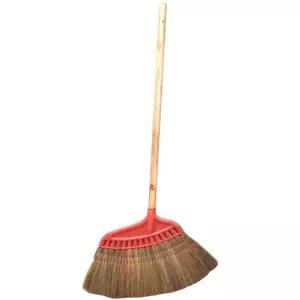 미용실 학교 사무실 나무 막대 긴손잡이 갈대 빗자루 청소용 야외 대형 눈치우기
