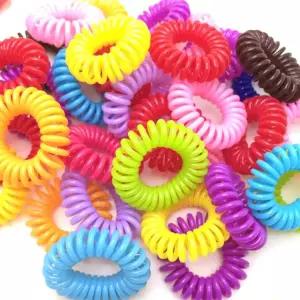 스프링 머리끈 컬러 헤어 악세사리 헤어끈 M10146