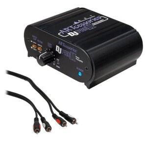 ART DJ Pre II 턴테이블 포노 프리앰프, RIAA EQ 및 RCA 남성 대 2 RCA 남성 오디오 케이블 3'