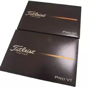 타이틀리스트 Pro V1 골프공 화이트 3피스 12개