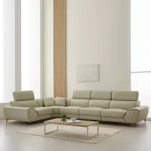 [우관제 갤러리] 루체 6인 코너형 비건레더 소파