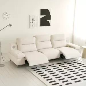 [우관제 갤러리] 시엔느 4인 다우브 패브릭 리클라이너 소파