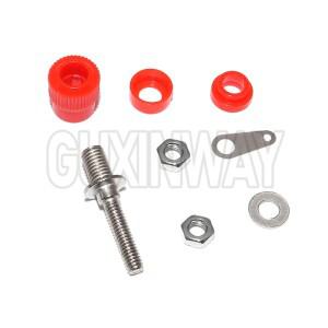 10개입 커넥터 니켈 도금 4mm 바나나 소켓  바인딩 포스트 너트 플러그 잭