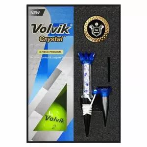 스포츠 자석티 볼마커 필드용품 3구 골프공 선물세트