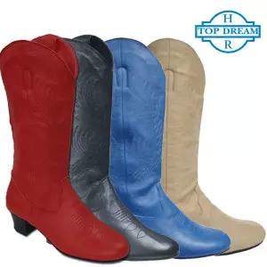 탑드림 라인댄스화 부츠 577 양가죽 라틴 라인 모던 사교 째즈 탱고 살사 방송